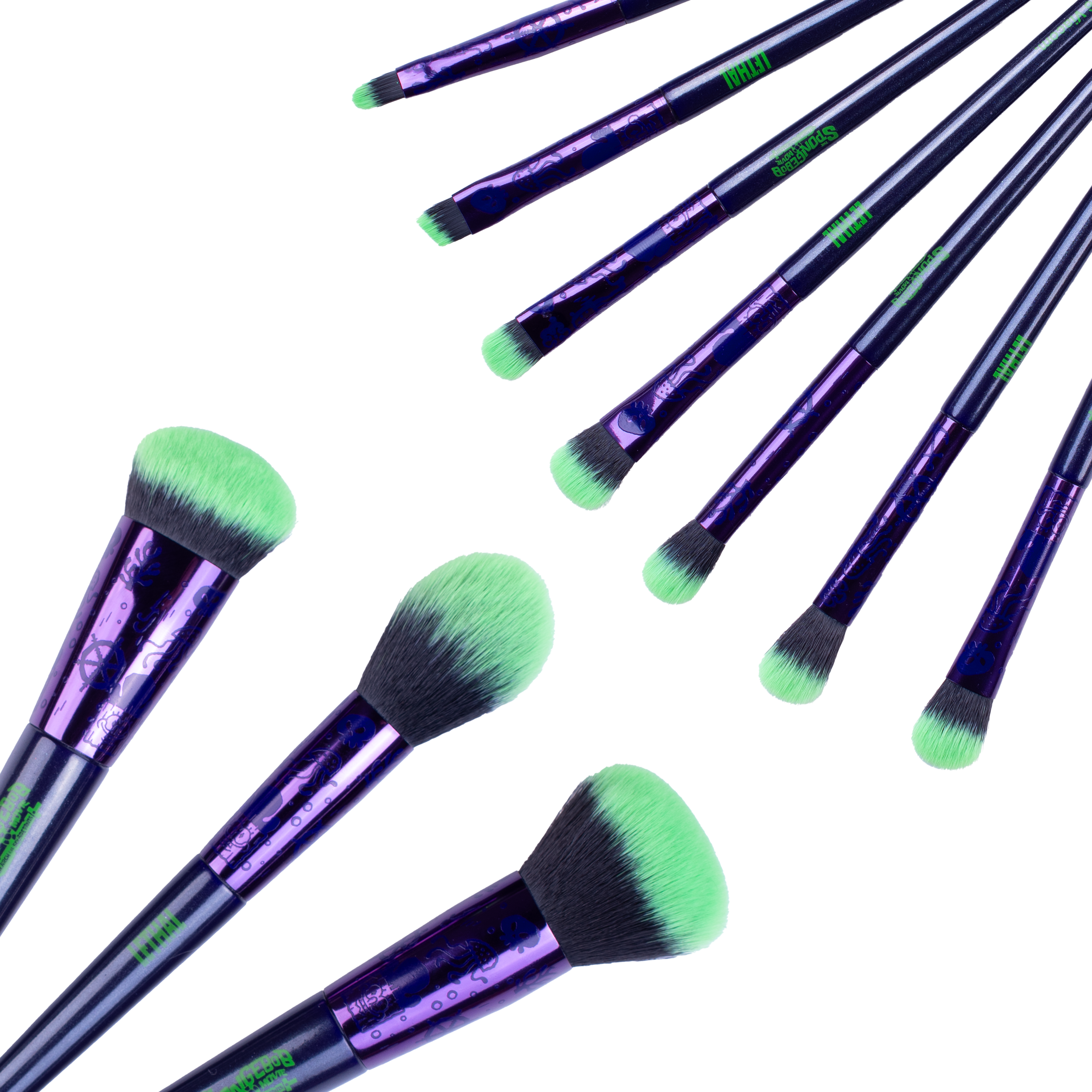 Treasure Map Makeup Brush Set