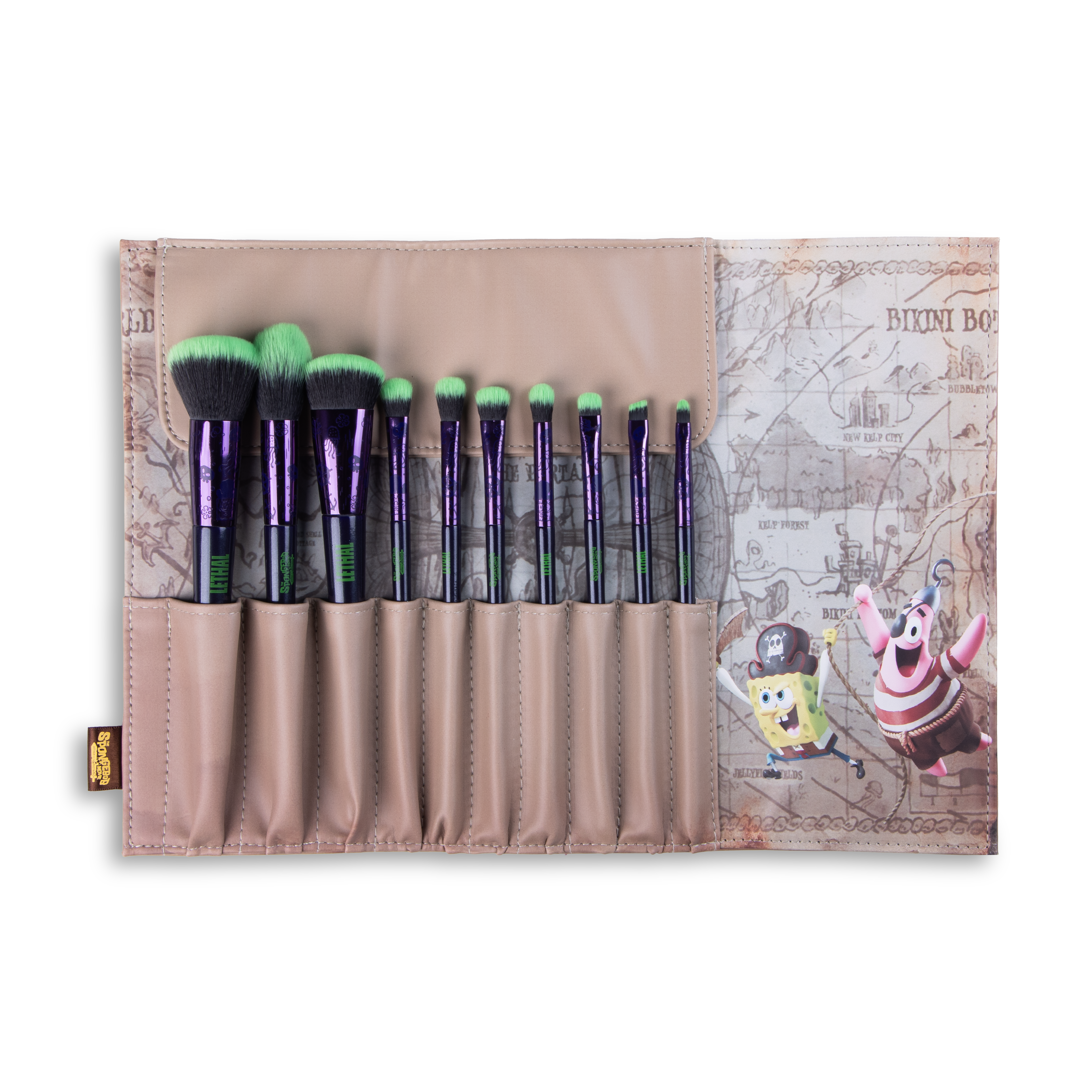 Treasure Map Makeup Brush Set