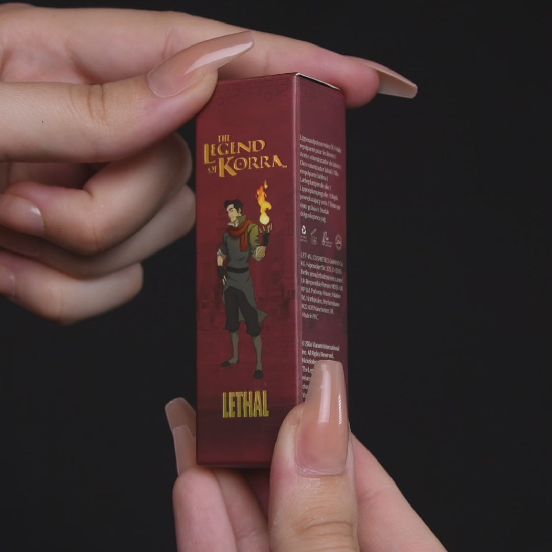 Load video: Embered Lip Plumping Oil