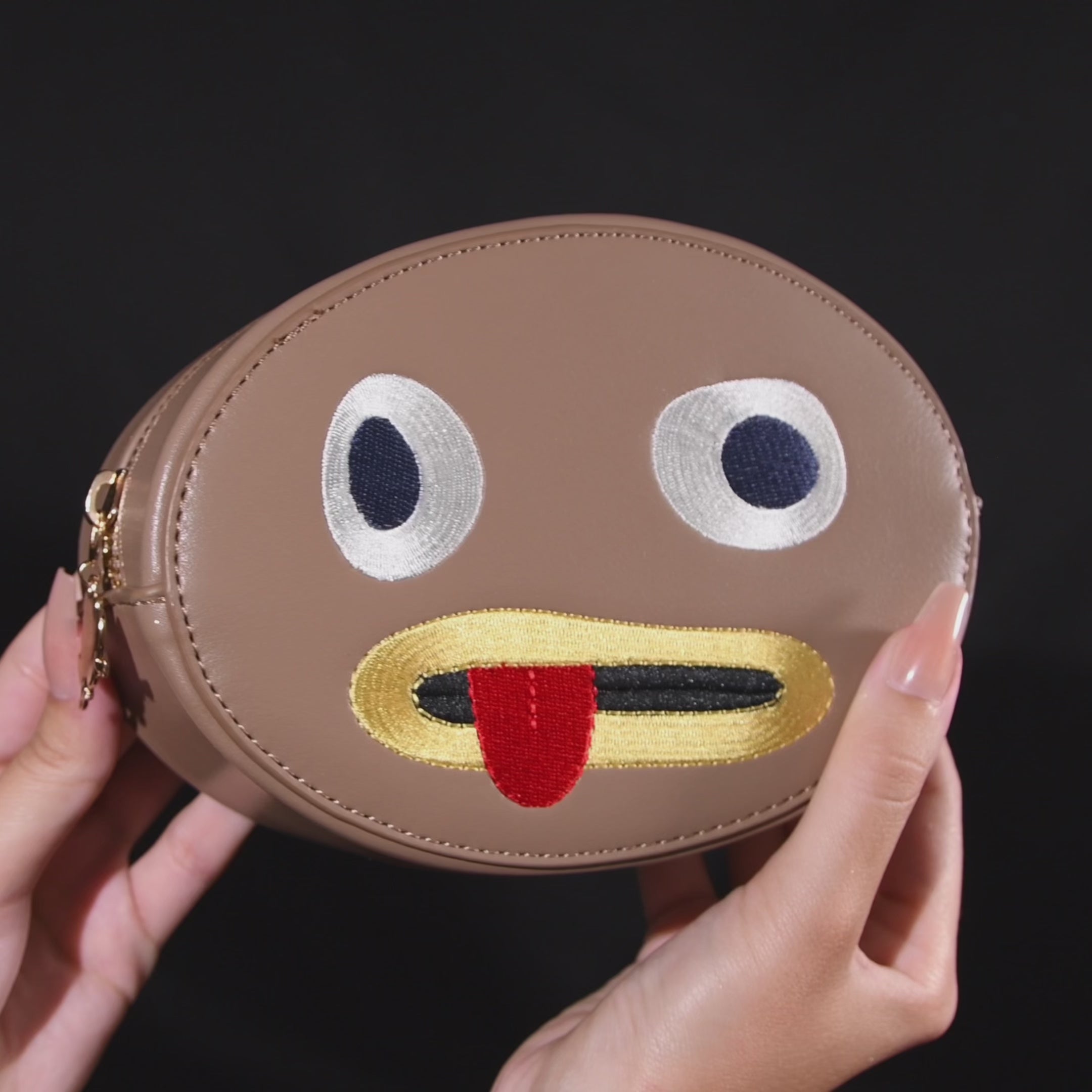 Load video: Rock Makeup Bag
